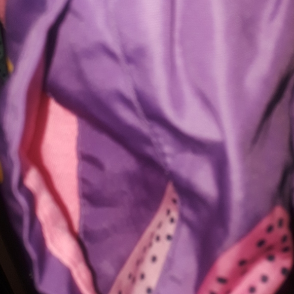 Cat & Jack 18M Purple & colorful heart polkaJacket - Picture 11 of 13